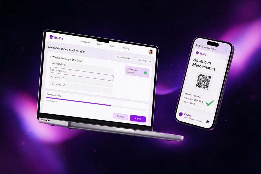 Canetinha — provas online com correção por QR code